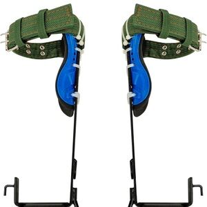 Tree Climbing Spike Set With Tools Adjustable Belt Lanyard Straps For Safety